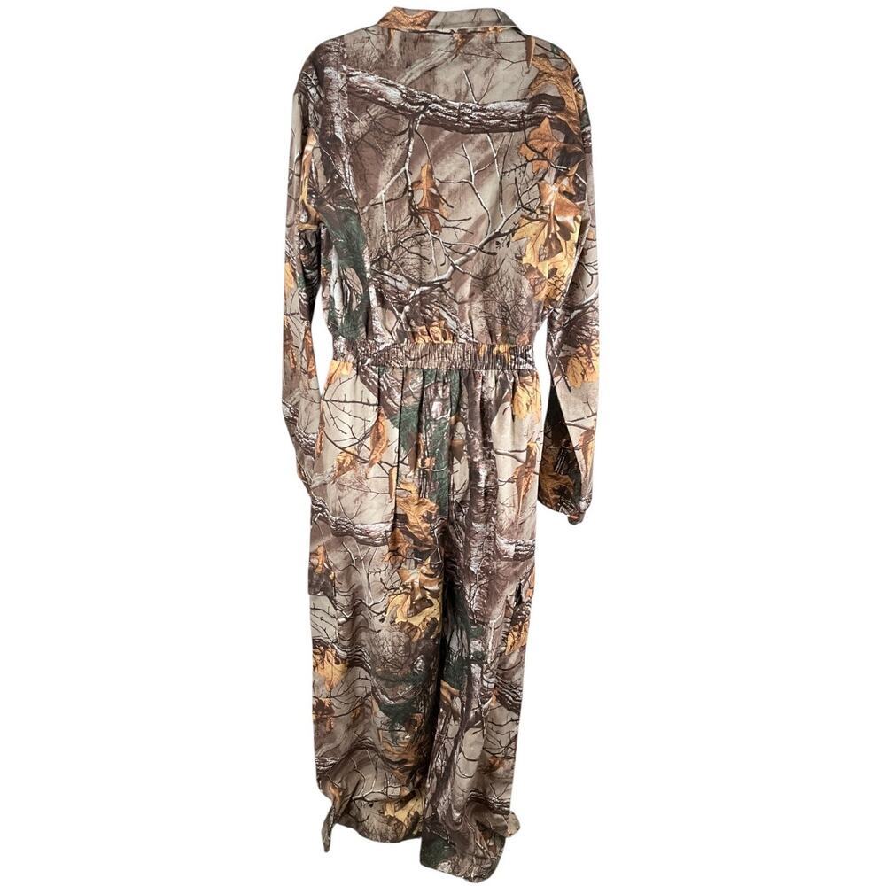 PrettyLittleThing Camo Utility Jumpsuit Women’s US 14 Hunting Print Long Sleeve - Picture 2 of 11